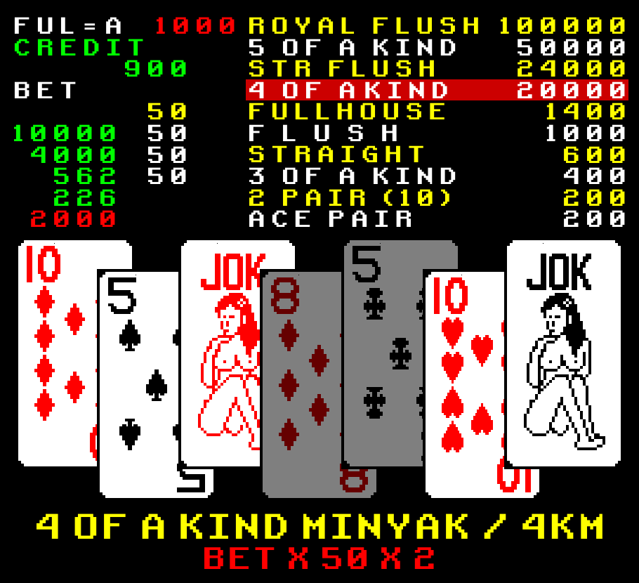 Kartu Tangkasgame 4 of Kind Minyak / 4KM