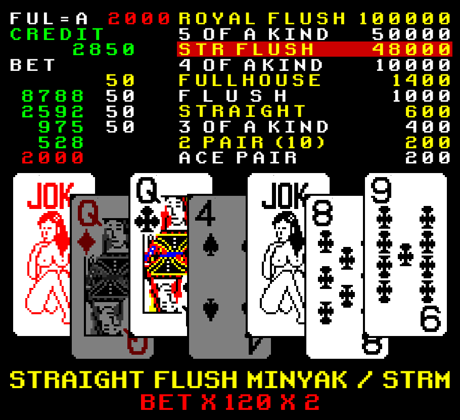 Kartu Tangkas Straight Flush Minyak / STRM 